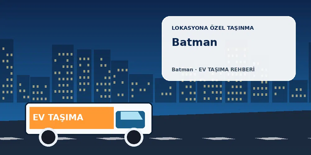 Batman evden eve nakliyat hizmeti için özel görsel
